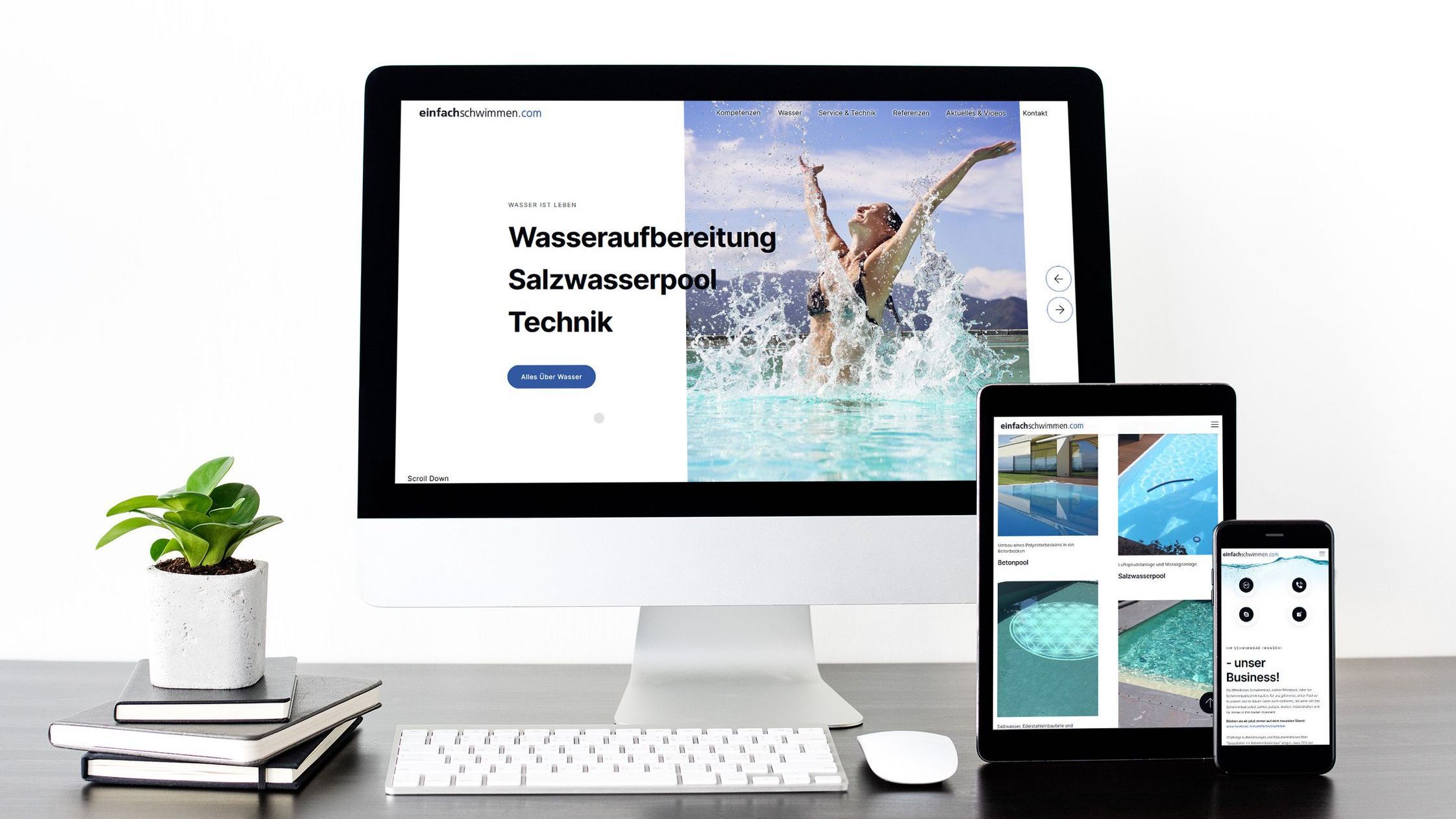 TYPO3 Webseite, einfachschwimmen.com