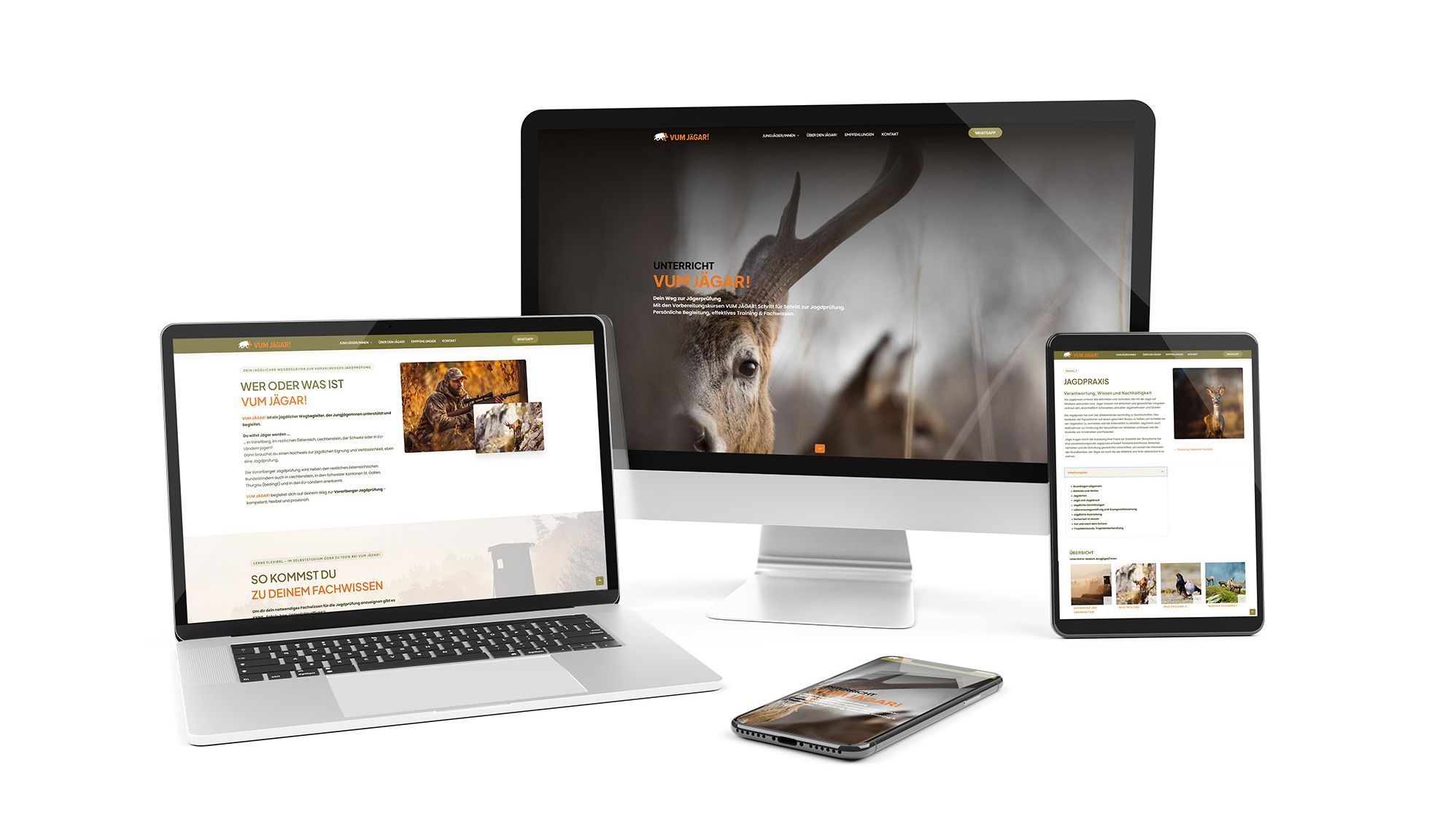 Webseite für VUM JÄGAR! - Jagdunterricht