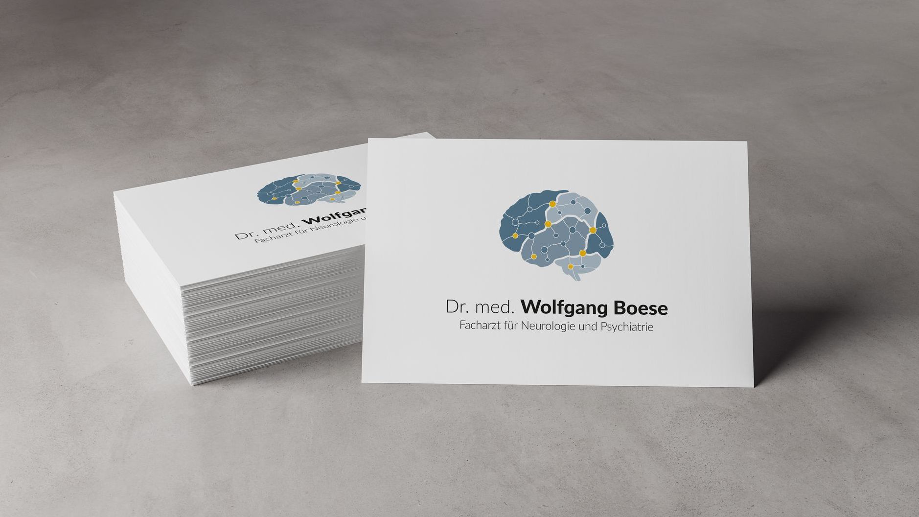 Logo & Visitenkarten: Dr. Boese, Neurologie und Phsychiatrie, Feldkirch